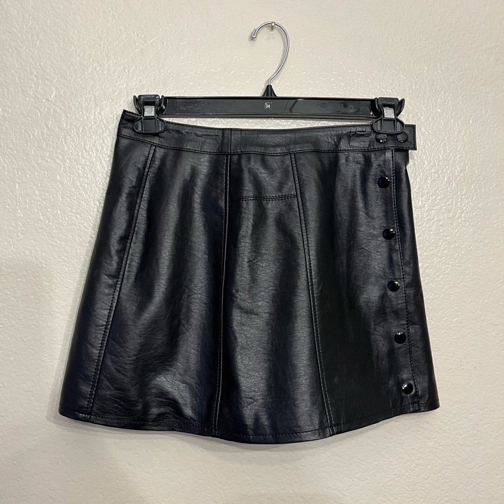 Mini Pleather Shirt